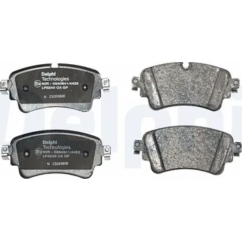 Brzdová destička Sada brzdových destiček, kotoučová brzda DELPHI LP3240
