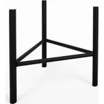 YLD Stojan na květiny kovový 22 x 25 cm, černý