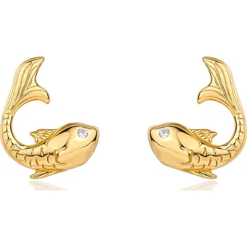 Náušnice Olivie Stříbrné náušnice ZLATÁ RYBKA 9572 Ag 925; ≤2,9 g.