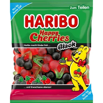 Bonbon Haribo Happy Cherries Black 175g