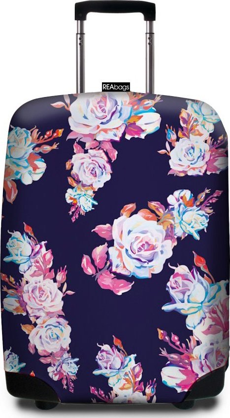 Obal na kufr REAbags Roses - vícebarevná