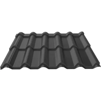Střešní krytina DIAMENT PLUS Blachotrapéz Barva: 9005 - Černá, Povrchová úprava: Polyester standard RAL, Tloušťka (mm): 0.5