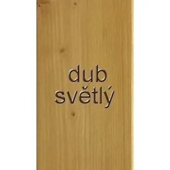 Úložný box Kareš Dřevěná bedýnka 60x40x13 cm Povrchová úprava: světlý dub