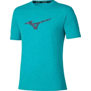 Pánské sportovní tričko Mizuno Core Runbird SS Tee(M) / Capri Breeze Velikost: XXL