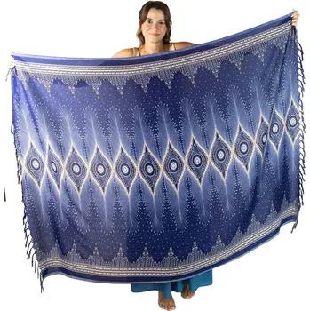 Šátek Sarong / pareo / plážový šátek Sitamun Deep Waters, Sittar.cz