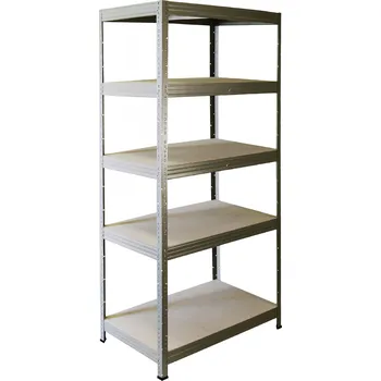 regál meets-ecommerce UG Kovový dílenský regál 230x60x50, 4-7 polic barva: pozink, počet polic: 5 polic