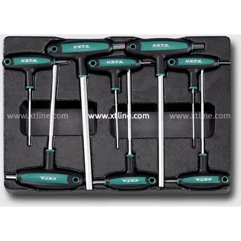 Sada nářadí XT LINE HONITON Sada imbus klíčů s T-rukojetí, 8 dílů