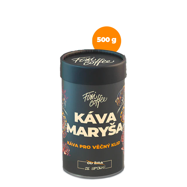 Fixi Coffee kávová směs Maryša zrnková / papírová tuba / 500 g