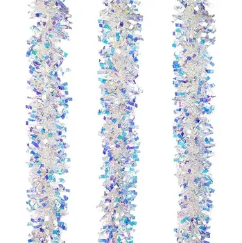 Vánoční dekorace DOMMIO Řetěz duhový efekt, 2 m, 3 ks