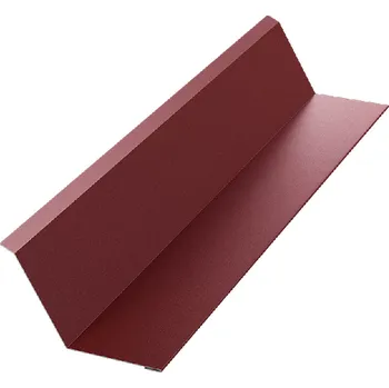 Střešní lemovaní BILKA LEMOVÁNÍ KE ZDI - horní / 0,50 mm Barva: ČERNÉ DŘEVO, ÚPRAVA: DŘEVODEKOR