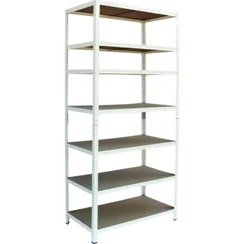 regál meets-ecommerce UG Kovový regál 230x130x45, 4-7 polic barva: antracitová, počet polic: 4 police