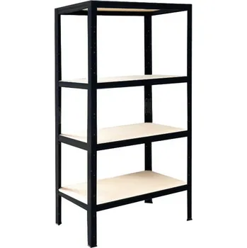 regál meets-ecommerce UG Kovový regál 155x120x50, 4-6 polic barva: pozink, počet polic: 6 polic