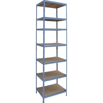 regál meets-ecommerce UG Kovový regál 230x60x45, 5-7 polic barva: antracitová, počet polic: 5 polic