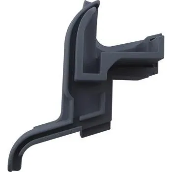 Koncovka k okapnici Kocher LÖ/SÖ 32-TXL a REMS LÖ/SÖ, levá, plast šedý