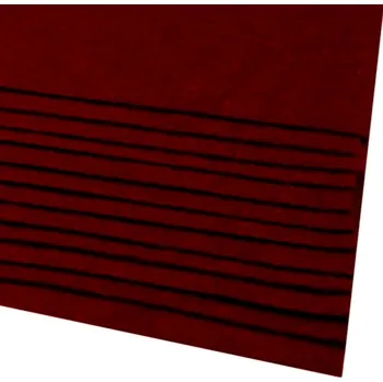 Barevná dekorační plsť A4 - 166g/m2 - 27 - vínová
