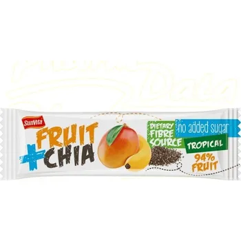 SunVita Friut+Chia ovocná tyčinka tropic.ovoce 30g