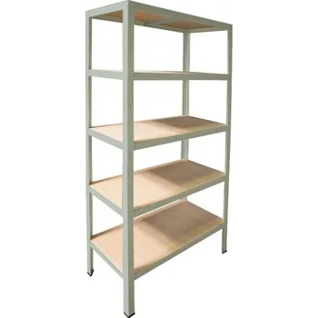 regál meets-ecommerce UG Kovový regál 230x120x40, 5-7 polic barva: zelená, počet polic: 5 polic