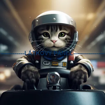 Látkový panel - Kočka - KČ-104 Velikost: 20x20cm, Materiál: Mikroplyš