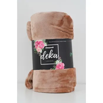 deka Deka mikroflanel čoko