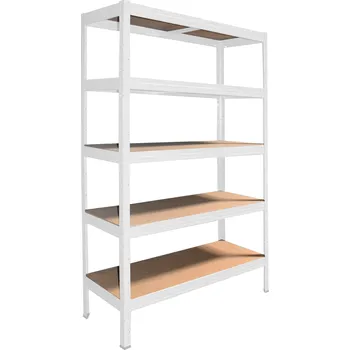 regál meets-ecommerce UG Kovový dílenský regál 180x120x60, 4-7 polic Povrchová úprava: pozink, počet polic: 7 polic