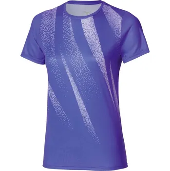 Dámské tričko Dámské sportovní tričko Mizuno Core Graphic tee(W) / Iris Bloom Velikost: XL