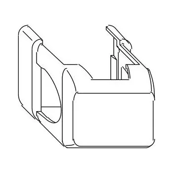 Příslušenství k oknu MACO malá krytka pro spodní rámové ložisko AS/DTuni/PVC, světlý bronz (41762)