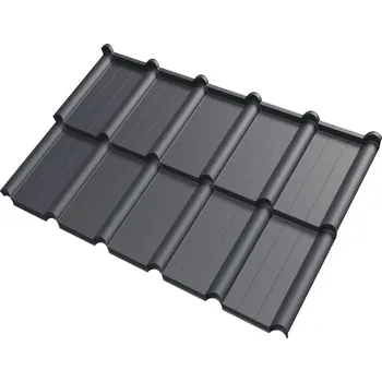 Střešní krytina YORK modul Satjam Barva: RR 033 - Černá, Povrchová úprava: TOPMAT