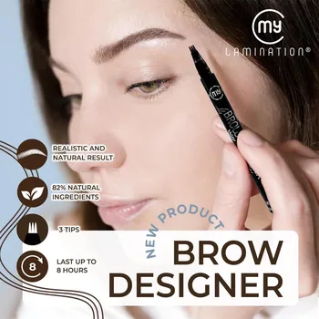 Kosmetický štětec My Lamination Brow Designer pero na obočí Barva: Medium Brown
