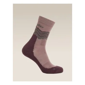 Pánské ponožky Icebreaker Mens Hike+ Medium Crew Across the Peaks, Summit/Java