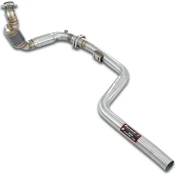 Katalyzátor Downpipe levý + přední trubka + první kovový katalyzátor Supersprint 843822