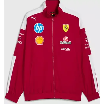 Pánská větrovka Týmová větrová bunda Scuderia Ferrari F1 s logy sponzorů - XXL