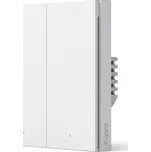 Zigbee vypínač s dvojitým relé - AQARA Smart Wall Switch H1 EU (With Neutral, Double Rocker) (WS-EUK04)
