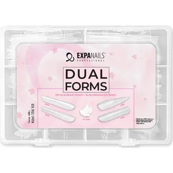 Umělé nehty Nehtové tipy - Dual forms box č.2 - 288ks + dárek