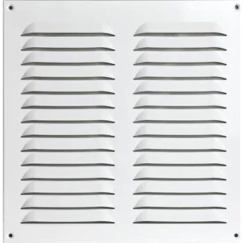 UPMANN ochranná mřížka šroubovací hranatá 320x320 mm s děleným středem bílá