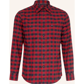 Pánská košile Tommy Hilfiger Pánská Košile Regular Fit, červená / tmavě...