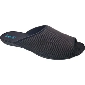 Pánská zdravotní obuv Pánské pantofle Adanex 30032 s otevřenou špicí šedé šedá 45