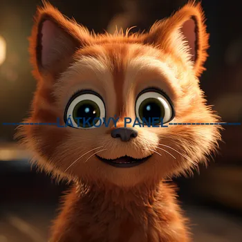 Látkový panel - Kočka - KČ-81 Velikost: 15x15cm, Materiál: Mikroplyš