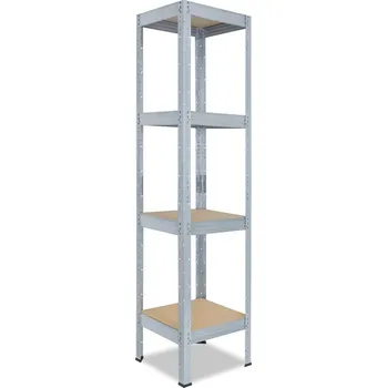 regál meets-ecommerce UG Kovový dílenský regál 230x50x40, 4-7 polic barva: pozink, počet polic: 4 police