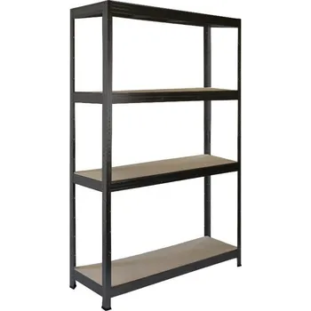 regál meets-ecommerce UG Kovový dílenský regál 230x110x40, 4-7 polic barva: antracitová, počet polic: 4 police