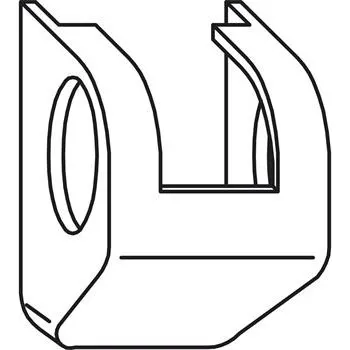 Příslušenství k oknu WINKHAUS krytka roh.ložiska ELK.ESV.BR, hnědá