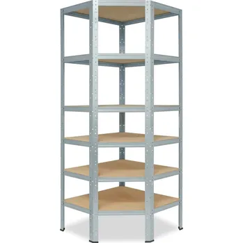 regál meets-ecommerce UG Regálový systém 200x170x50, 15-18 polic barva: pozink, počet polic: 18 polic