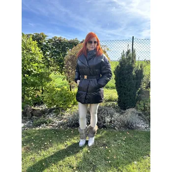 made in Italy Dámská zimní bunda 242934 barva: černá, Rozměr: XXL - 44