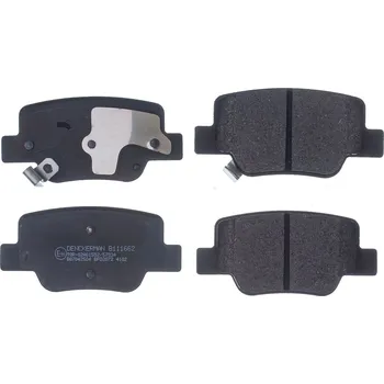 Brzdový systém Sada brzdových destiček, kotoučová brzda DENCKERMANN B111662