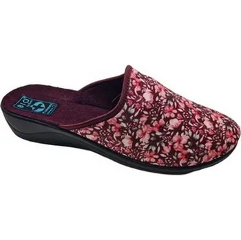 Dámské polobotky Dámské pantofle Adanex 29848 na klínku červená 42