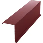 BILKA ZÁVÉTRNÁ LIŠTA ŠTÍTOVÁ - horní / 0,50 mm Barva: RAL 3009 / oxidovaná červená, ÚPRAVA: LESK