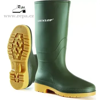 Pánské holínky DUNLOP DULL GREEN holínky zelené 35