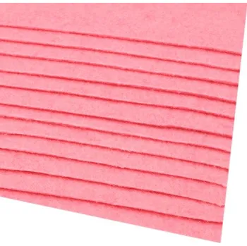 Barevná dekorační plsť A4 - 166g/m2 - 38 - růžová