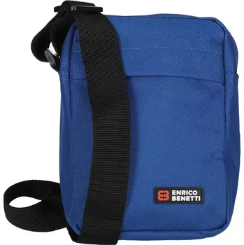 Pánská crossbody taška na doklady modrá Enrico Benetti Amsterdam 54680 - praktická, lehká, textilní s nastavitelným popruhem | Cooltovka.cz