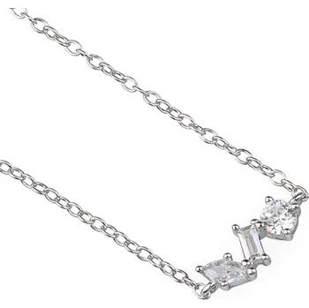 Náramek franco bene Náramek s kamínky uprostřed - stříbrný | 2892