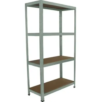 regál meets-ecommerce UG Policový regál 200x130x45, 4-7 polic barva: zelená, počet polic: 4 police